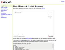 Tablet Screenshot of api.mapy.cz