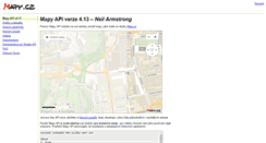 Desktop Screenshot of api4.mapy.cz